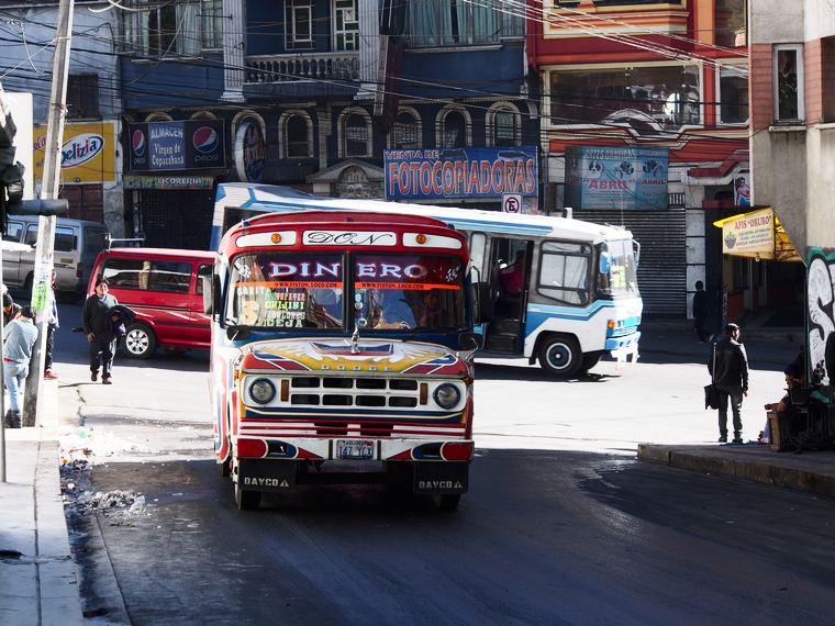 bus collectivo la paz