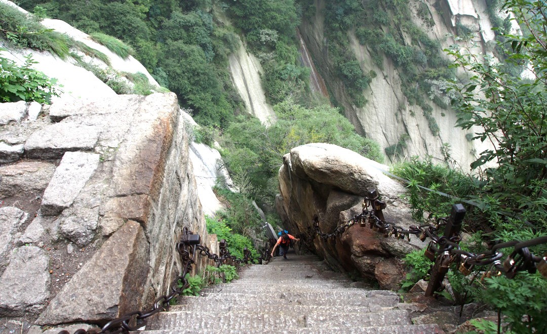 escaliers du mont hua